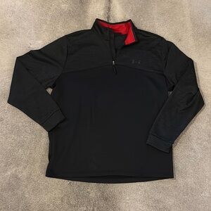 Under Armour Black and Red Lightweight Jacket